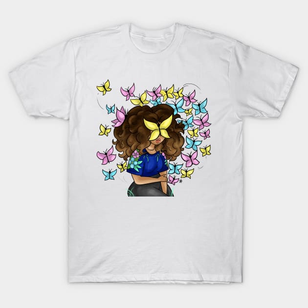 Aliyah Art Butterflies T-Shirt by aliyahart